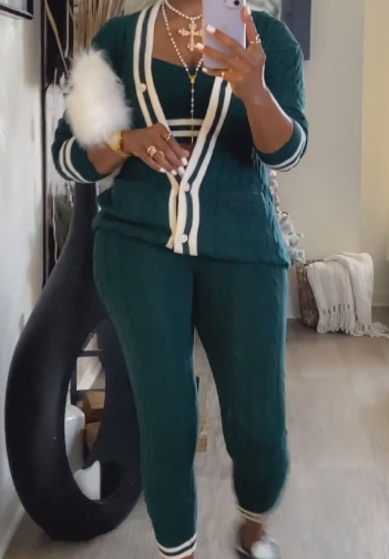3 Piece Sweater Legging Set