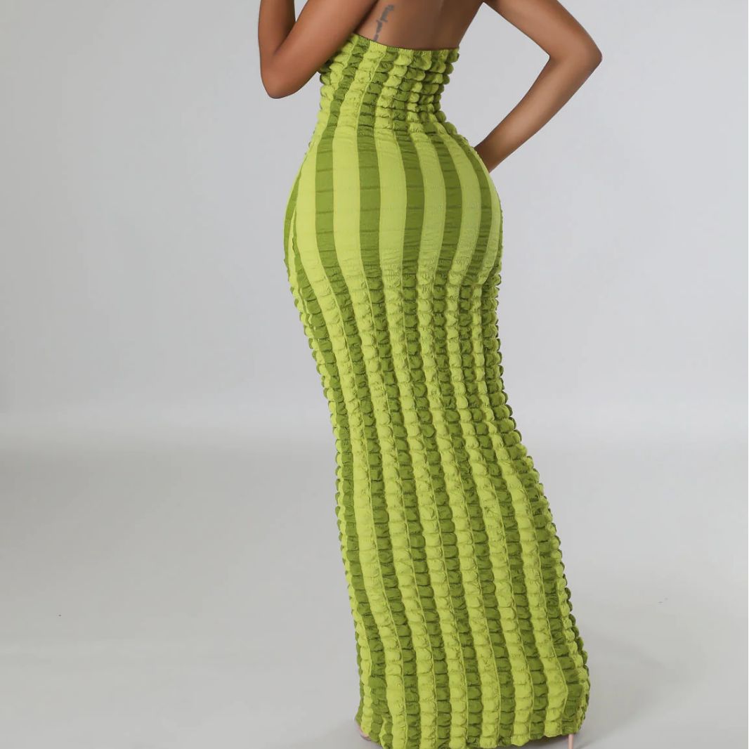 Sexy halter neck dress