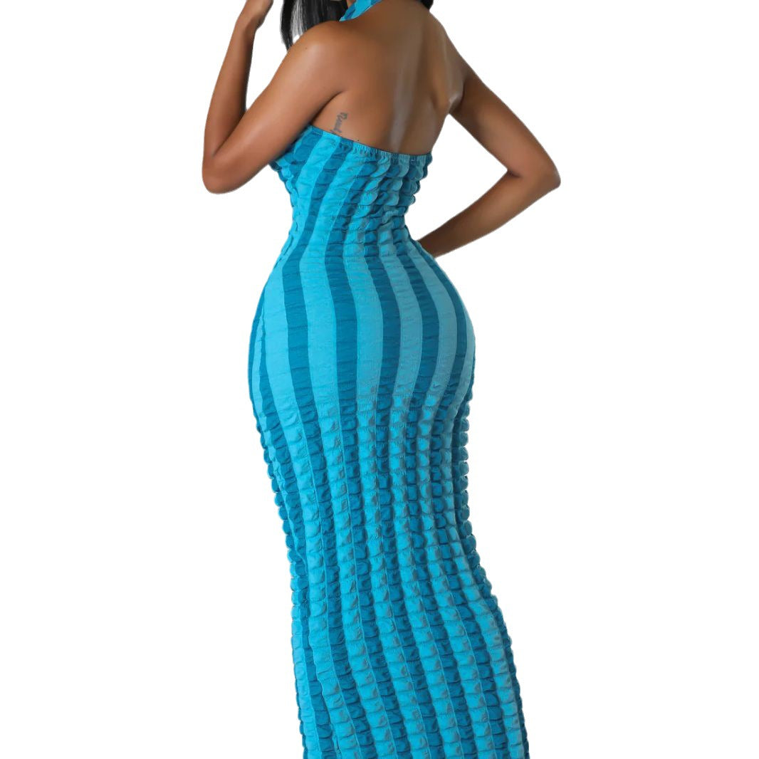 Sexy halter neck dress