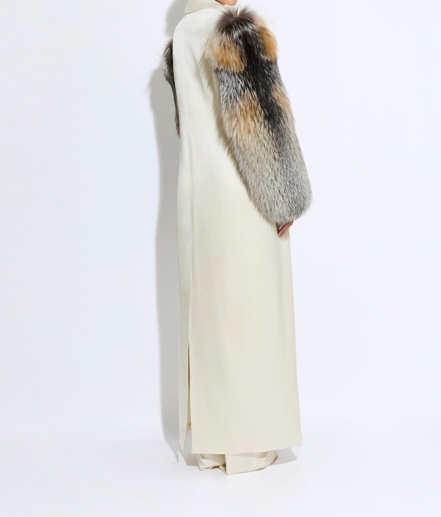 Eco-friendly Fur Stitching Coat