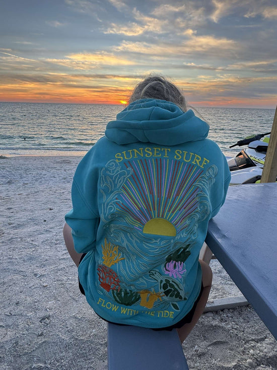 Undersea embroidered hoodie