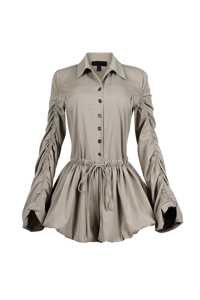Fashion long-sleeved overalls