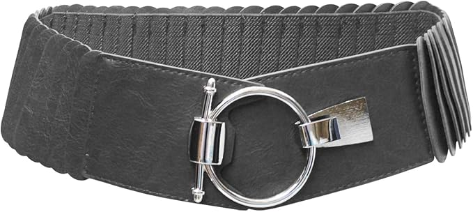 Women's wide elastic belt