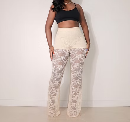 Lace Flare Pants