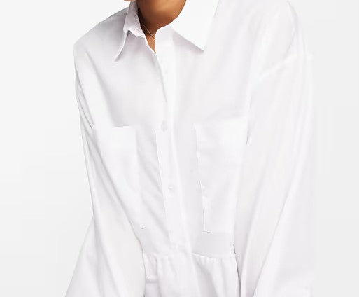 Double Pocket Shirt Dress