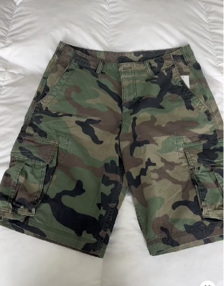 Vintage Camo Cargo Short