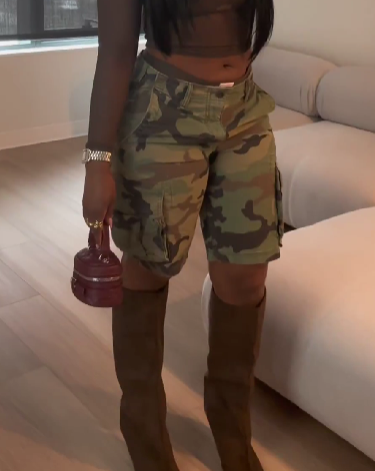 Vintage Camo Cargo Short