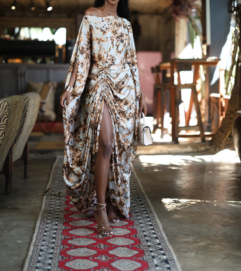 Desert Flower Silk Robe