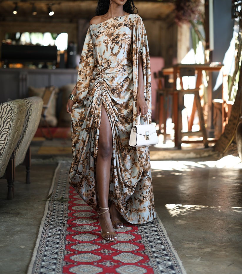 Desert Flower Silk Robe