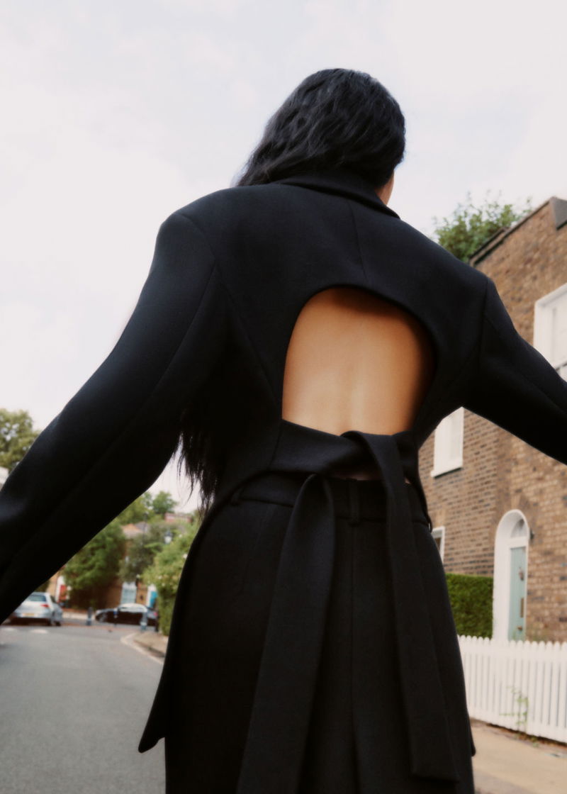 Open Back Blazer