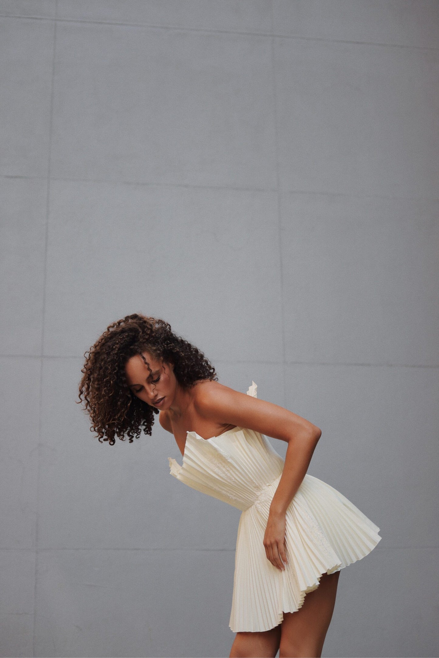 Taffeta mini dress