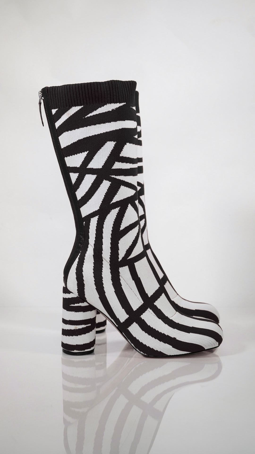 Gigi stretch mid-calf boots