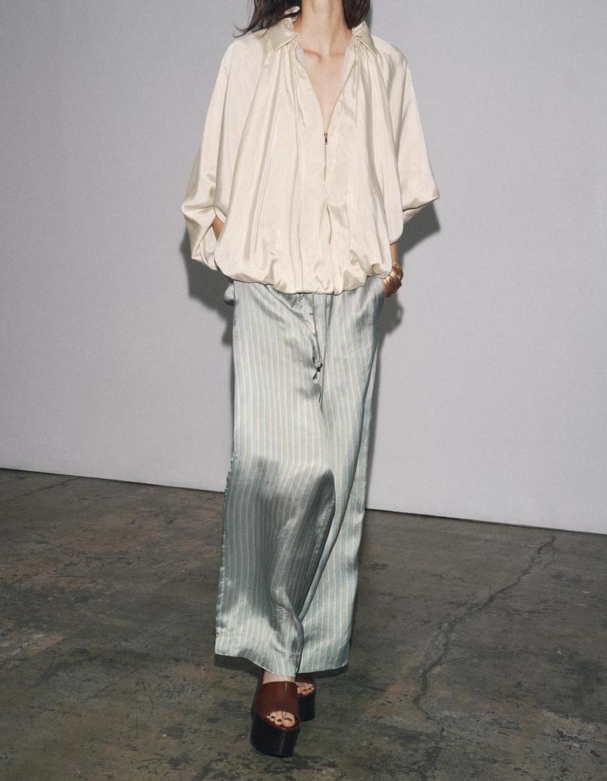 Puff sleeve jacket