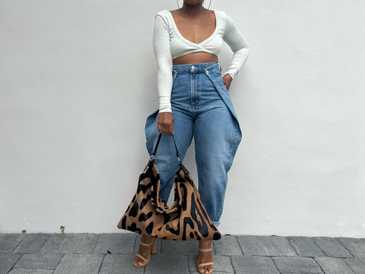 Deconstructed Cocoon Jeans