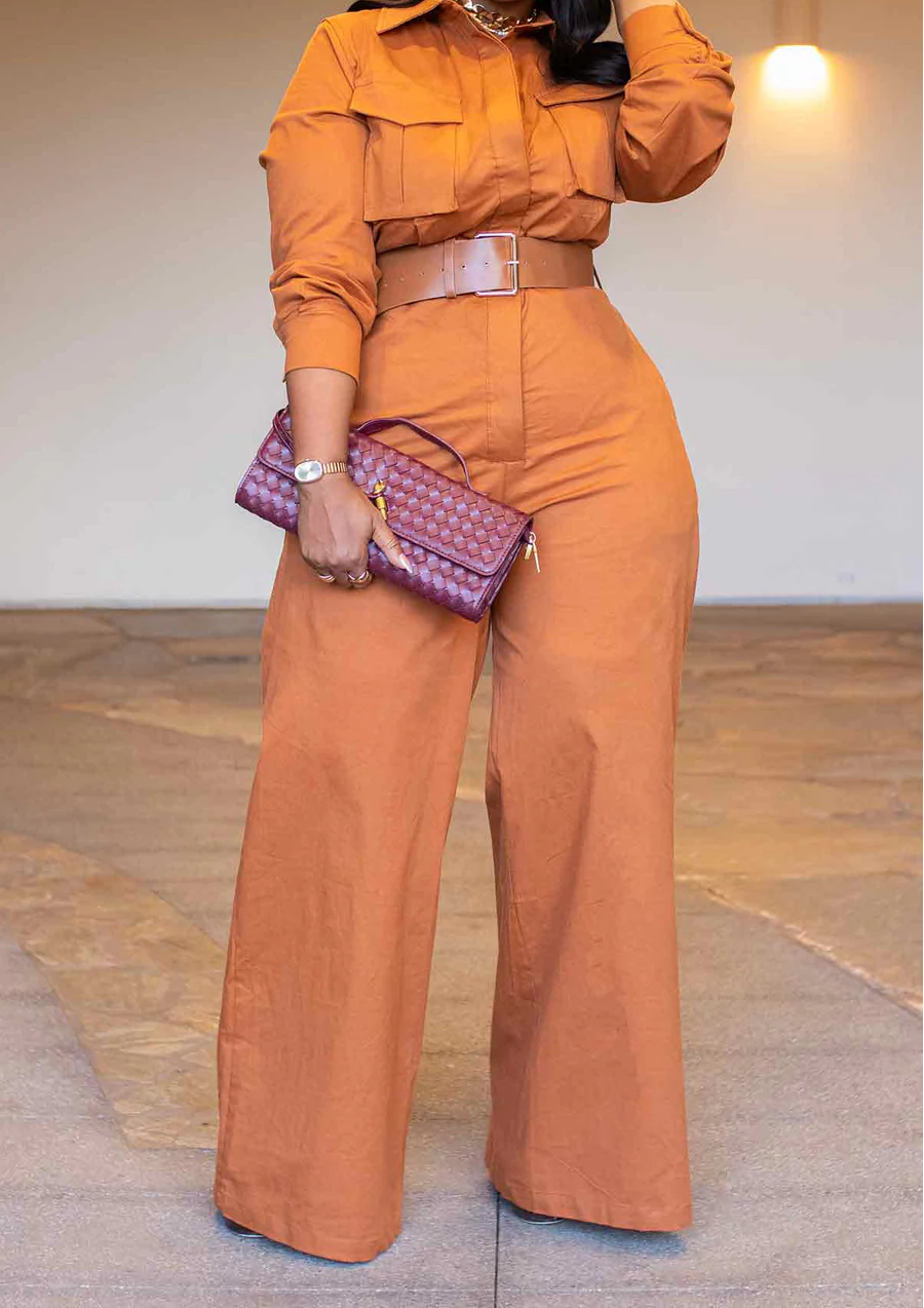 one-piece belted work jacket