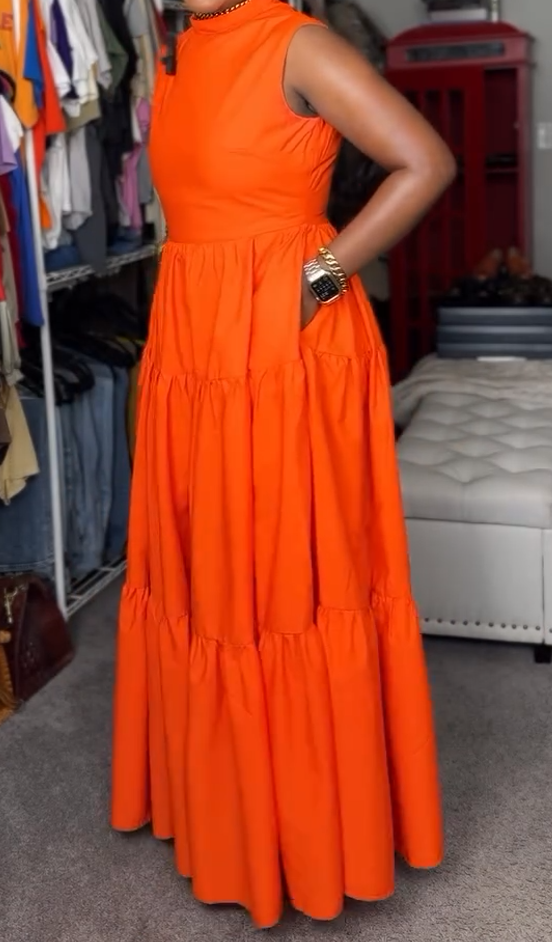 Full skirt dress