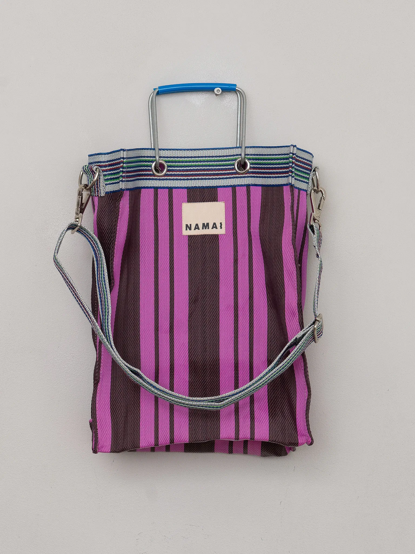 Recycled nylon multi-purpose tote bag