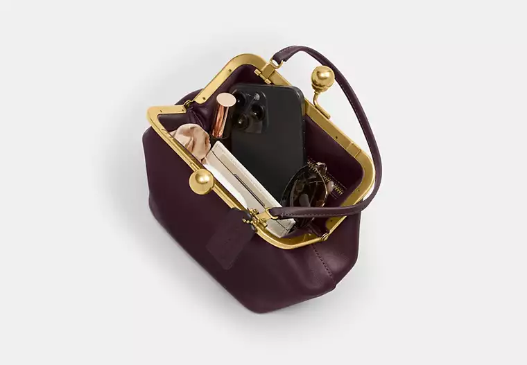 Small Kisslock Frame Bag