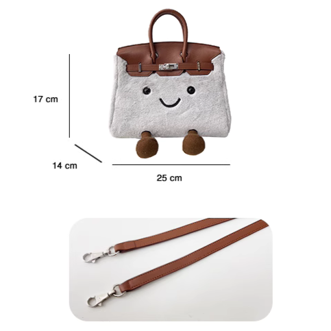 Plush BK elf handbag