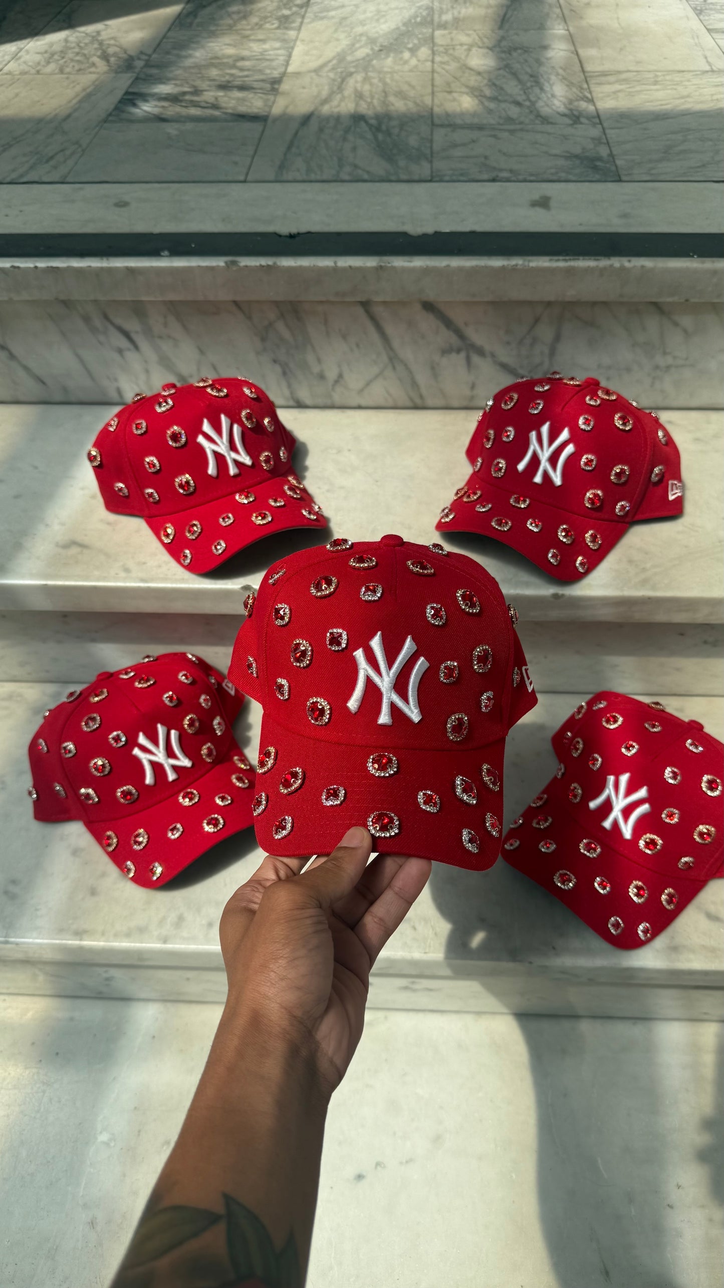 Rhinestone Adjustable Baseball Cap