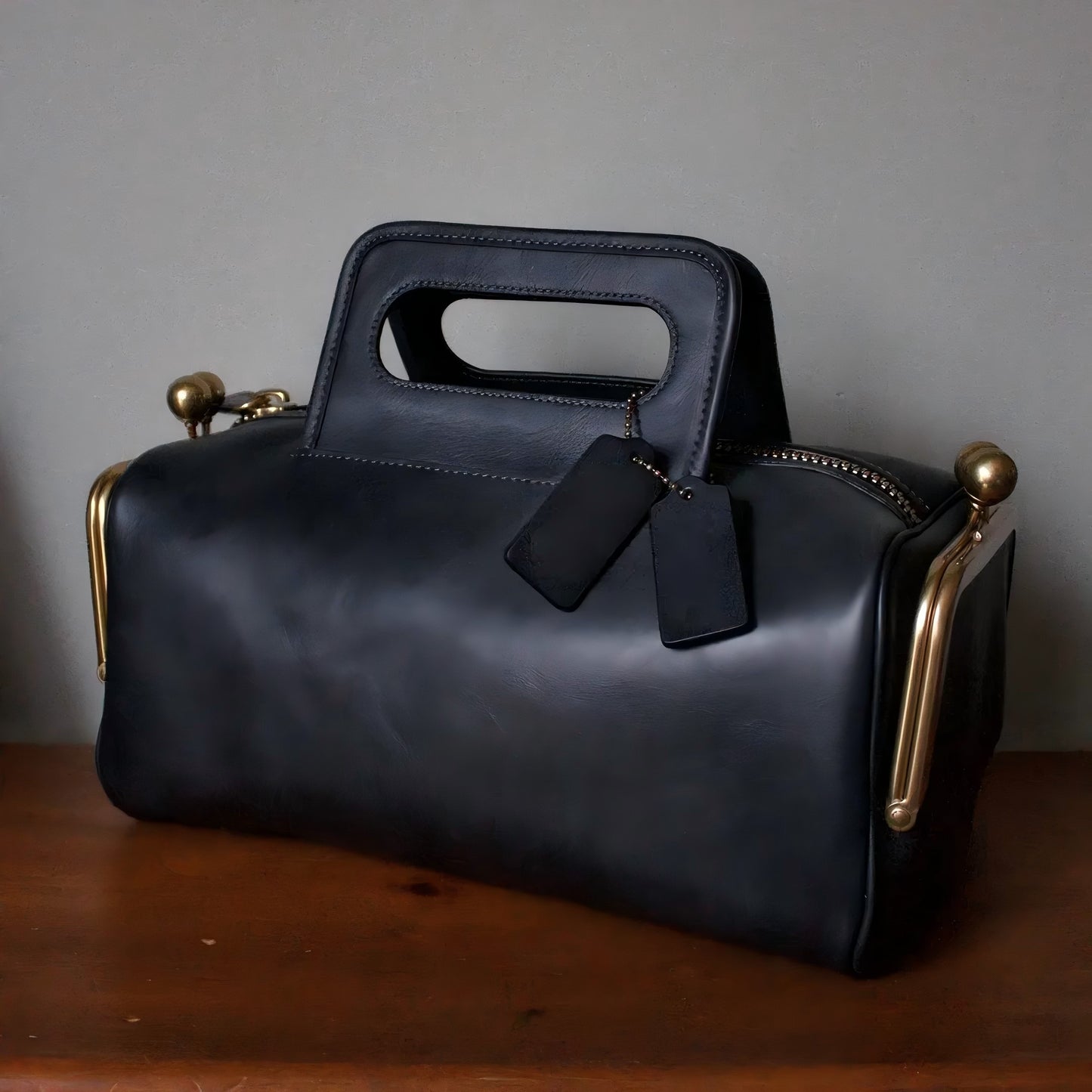 Double-opening handheld mailbox bag