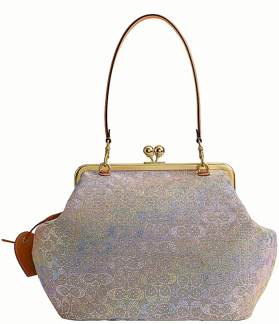 Large Rainbow Crystal Eyeglasses Frame Bag