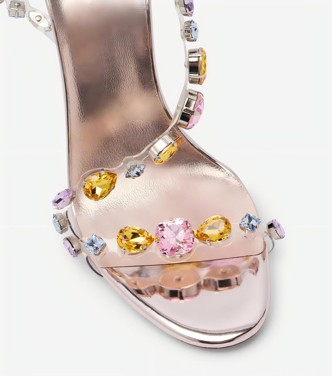 Crystal-embellished stilettos