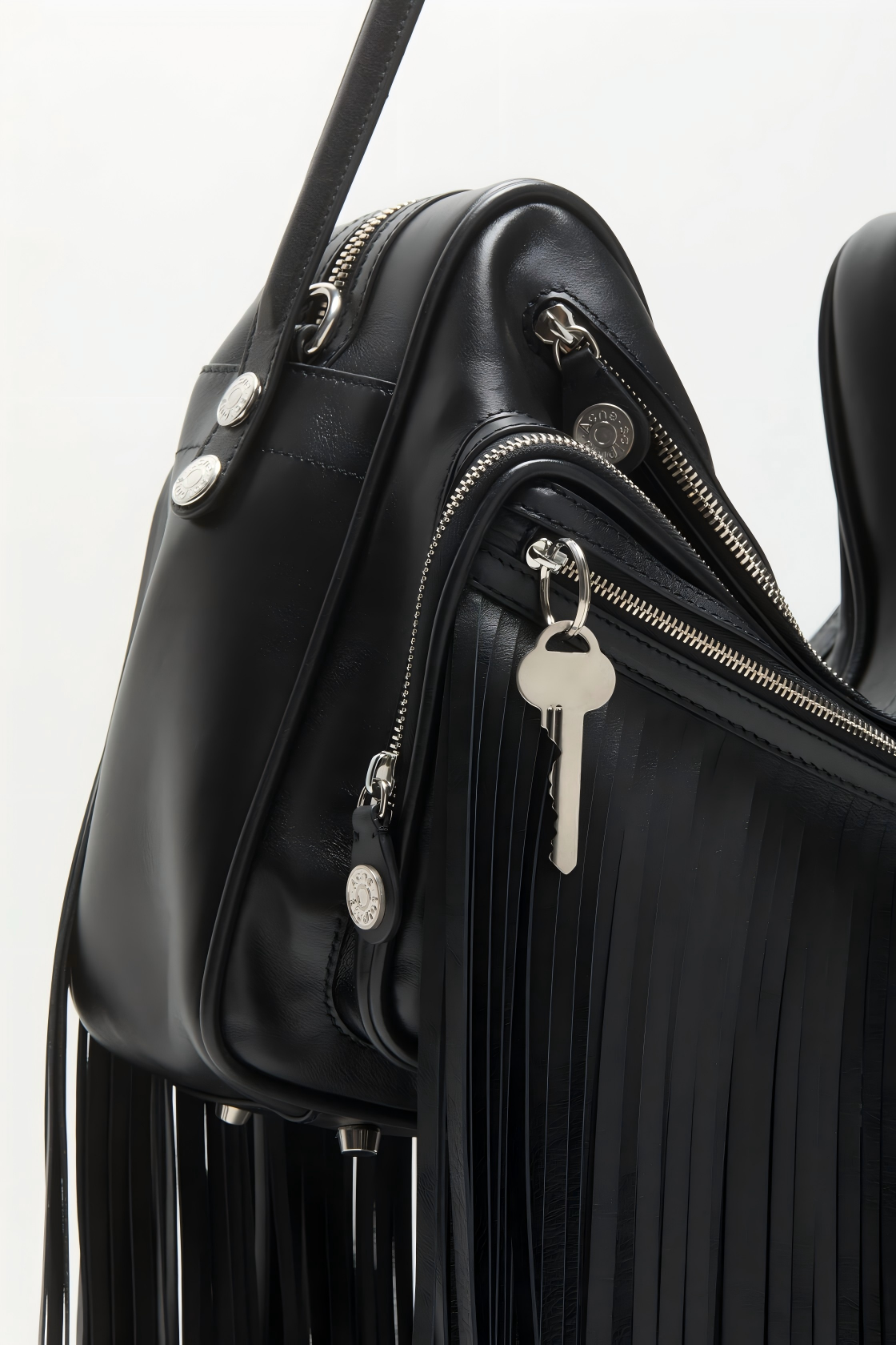 Camera Fringed Shoulder Bag
