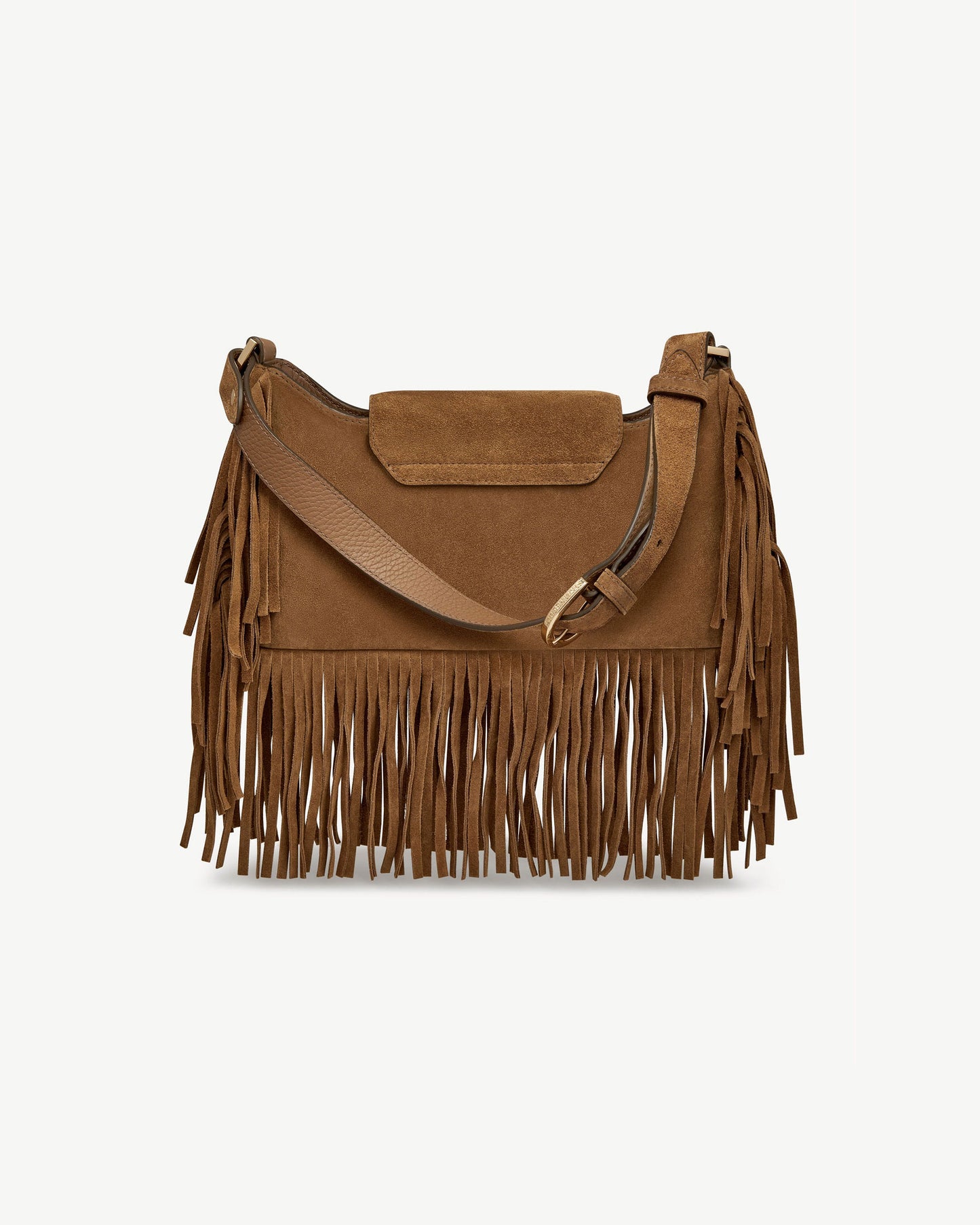 Soft calfskin tassel shoulder bag