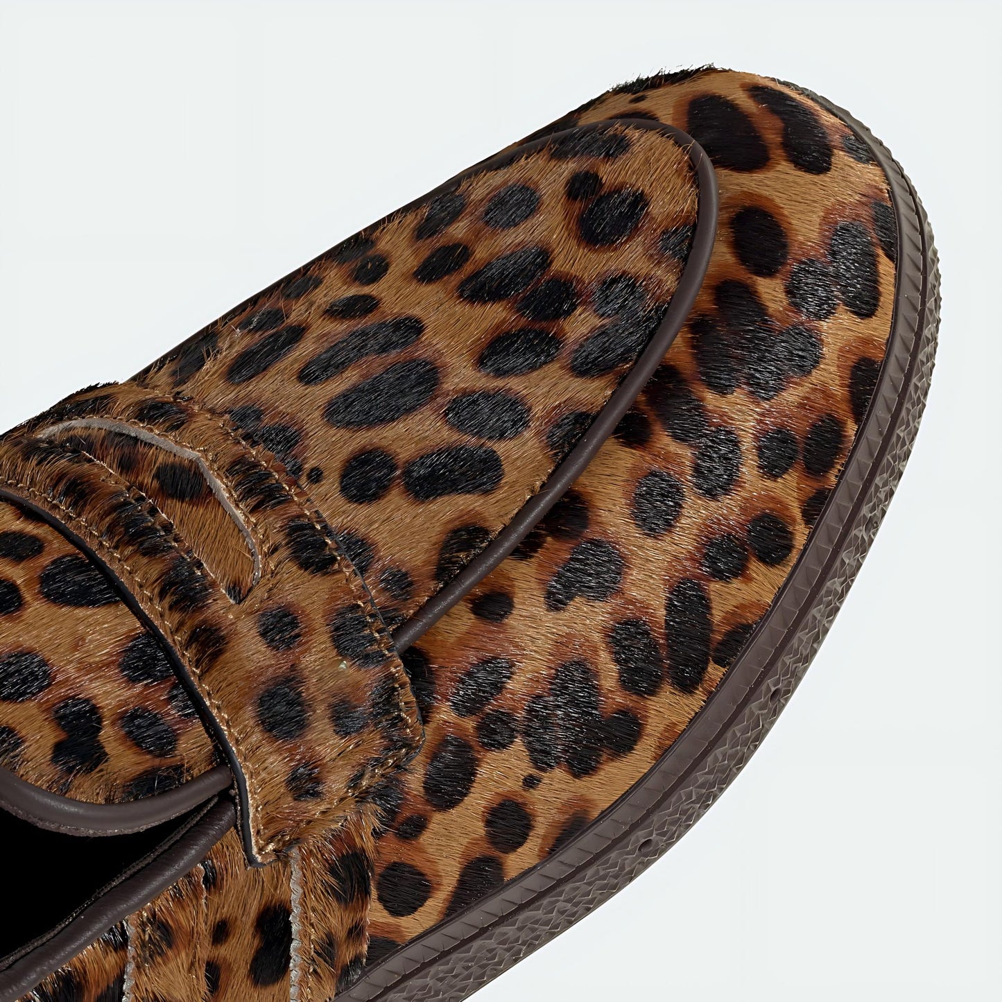 Leopard print loafers