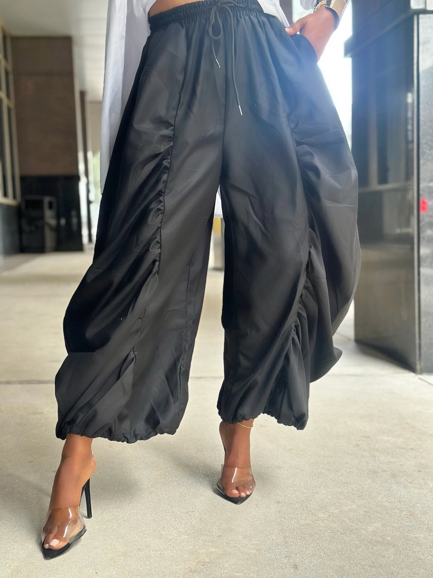 Parachute jogger pant
