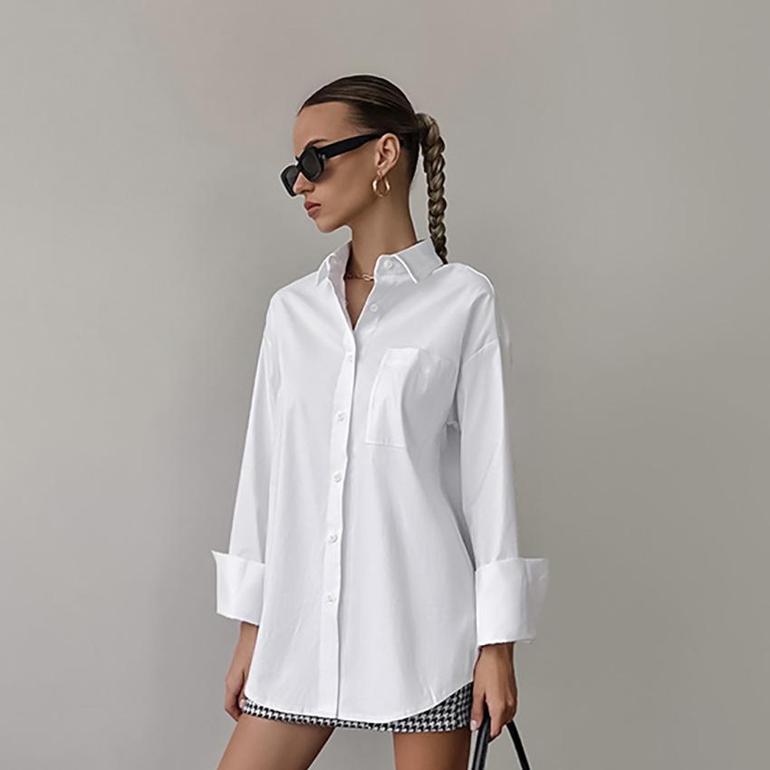 Long white shirt