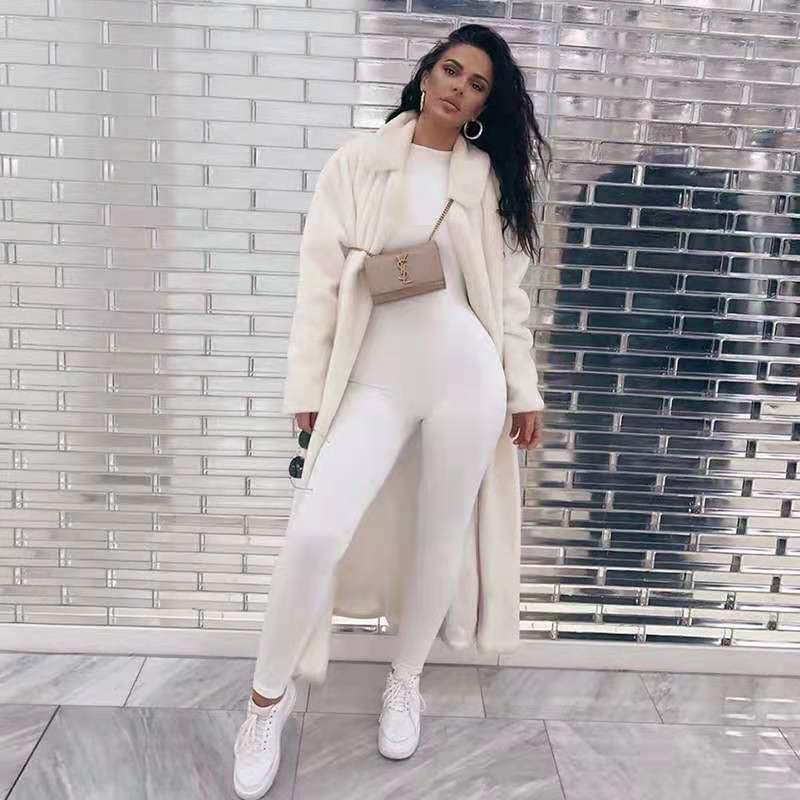 Long-sleeve slim fit mid-collar hip lift sports jumpsuit