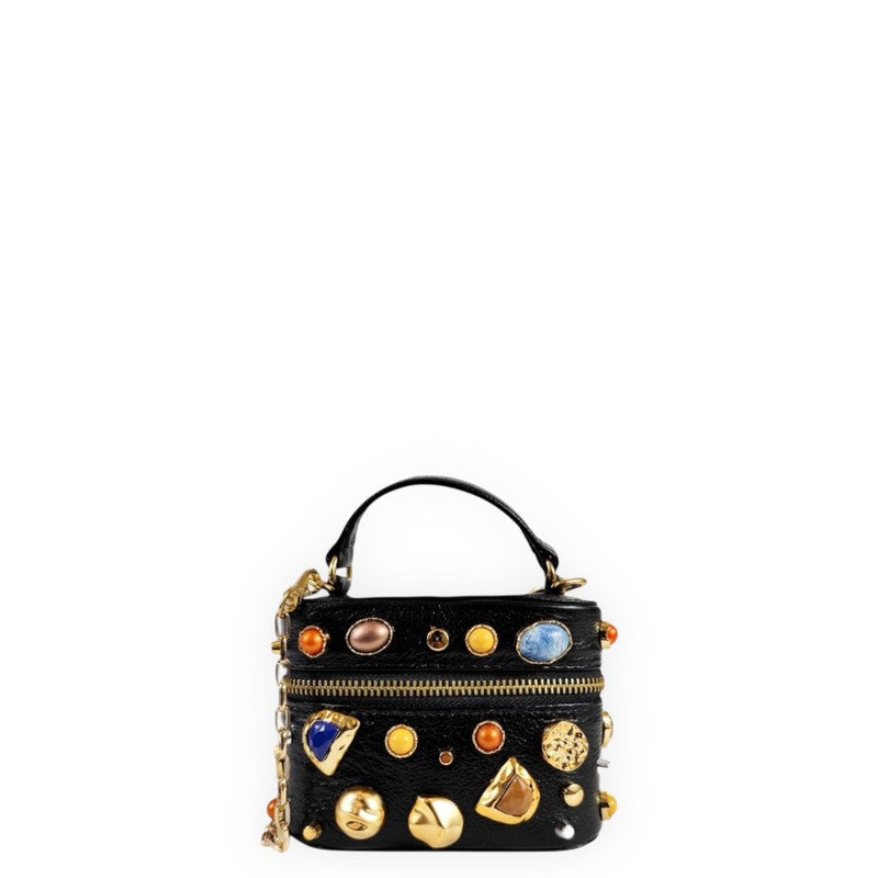 Colorful gemstone mini crossbody bag