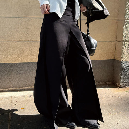 Double fold trousers