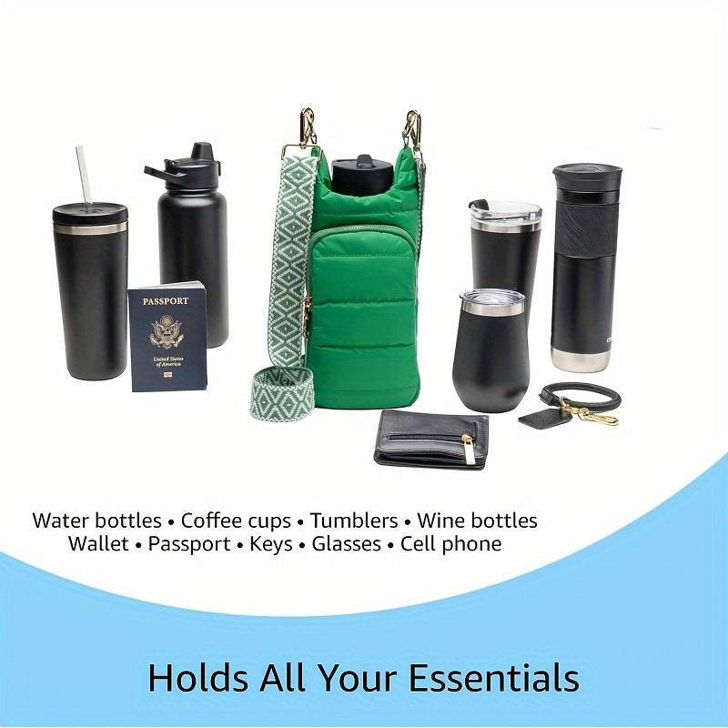Multifunctional water bottle protection bag crossbody bag