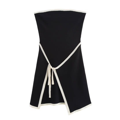 Slim Fit Knit Sleeveless Tube Dress