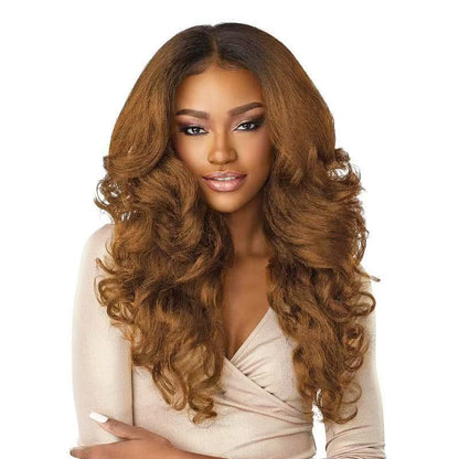 Sensationnel What Lace 13X6 Wigs - Latisha Lacefrontal Hand Tied Glueless Synthetic With Natural Density Preplucked Hairline