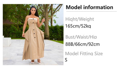 Single-breasted double-belt wrap dress with a wide skirt