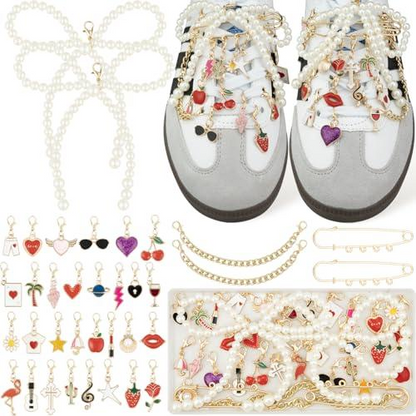 Women's sneaker decoration kit