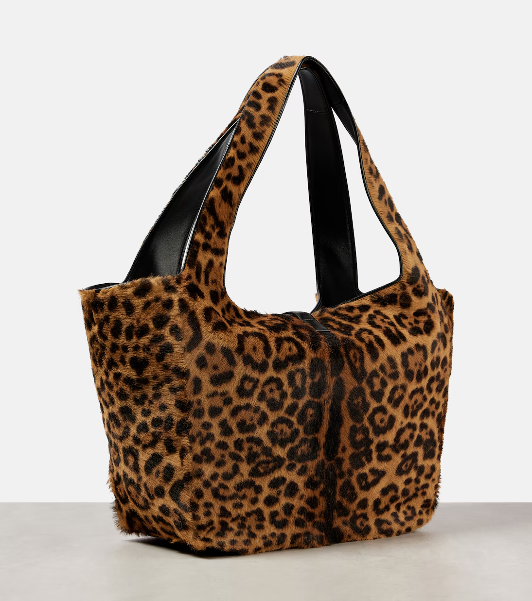 Leopard print large capacity tote bag/handbag
