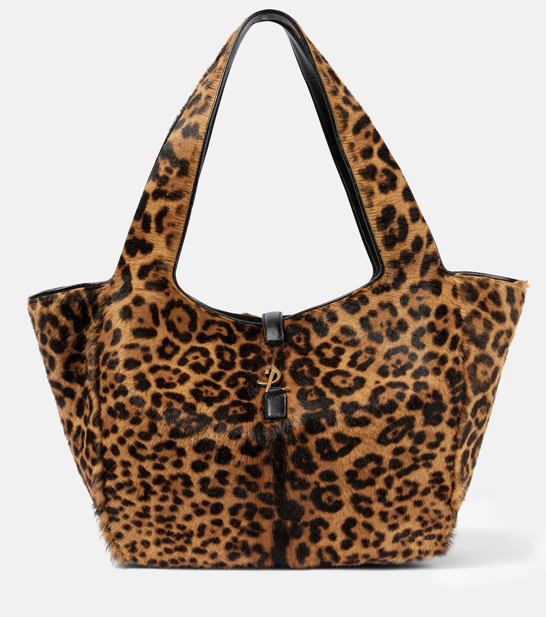Leopard print large capacity tote bag/handbag