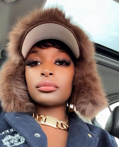 Faux fur hat