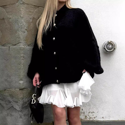 Batwing sleeve cardigan