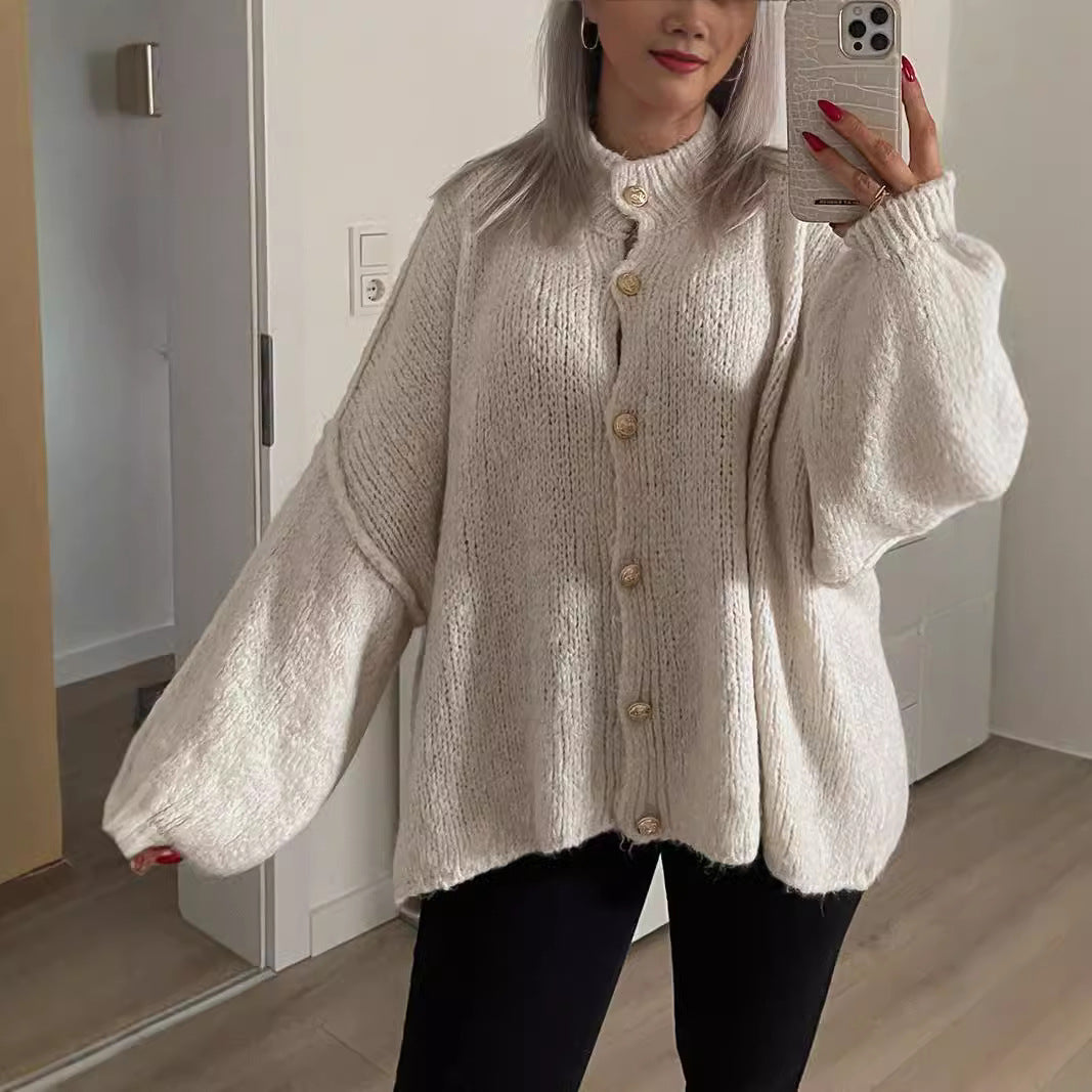 Batwing sleeve cardigan