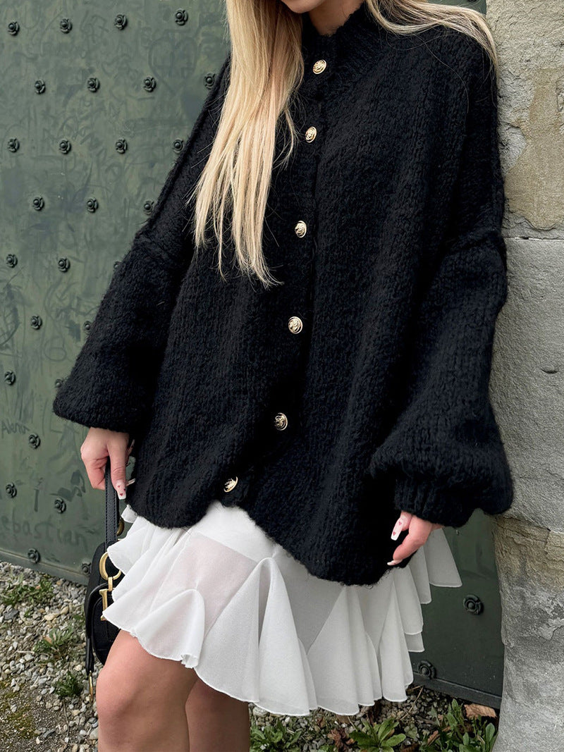 Batwing sleeve cardigan
