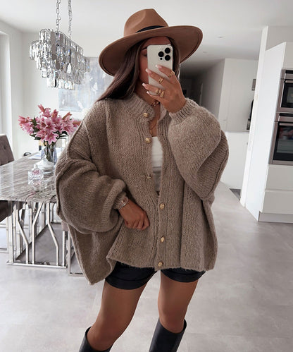 Batwing sleeve cardigan