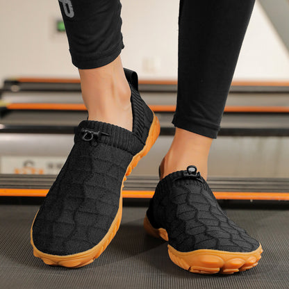 Versatile barefoot breathable flyknit sneakers