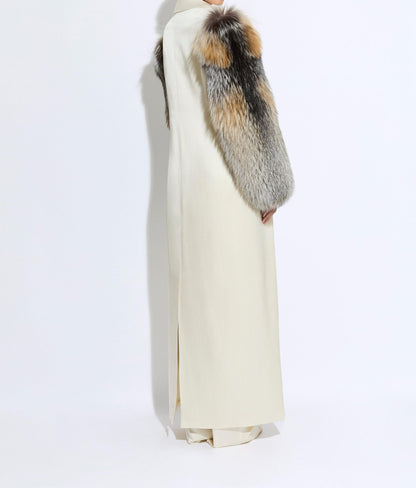 Eco-friendly Fur Stitching Coat