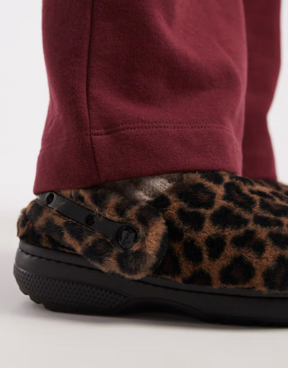 Unfurgettable clog in brown leopard print